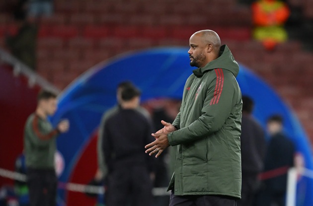 Vincent Kompany: Bayern và Arsenal không cần là đội hay nhất lúc này