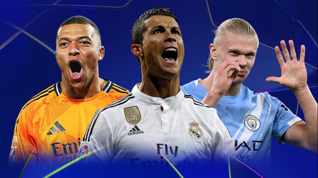 Ai sẽ phá kỷ lục Champions League của Cristiano Ronaldo, Mbappe hay Haaland?