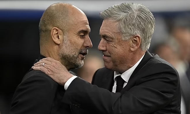 Ancelotti ca ngợi Guardiola trước đại chiến