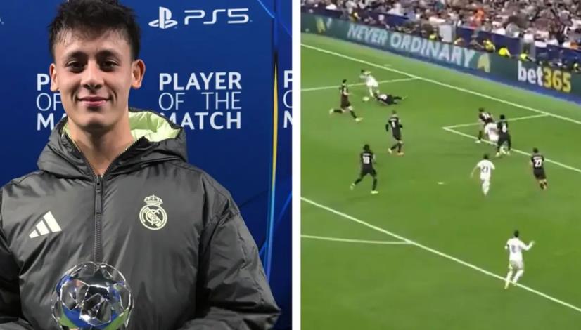 Arda Guler khiến hậu vệ Juventus “trượt dài” bằng pha giả xoay bóng đẳng cấp