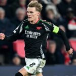 Arsenal đại thắng ở Champions League: Nguồn cảm hứng từ Martin Odegaard