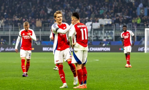 Arsenal và nỗ lực trở lại sau thất bại cay đắng trước Inter Milan
