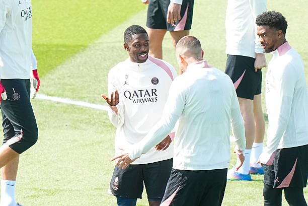 Buổi tập cuối của PSG trước đại chiến Arsenal: Dembele trở lại và sẵn sàng bùng nổ