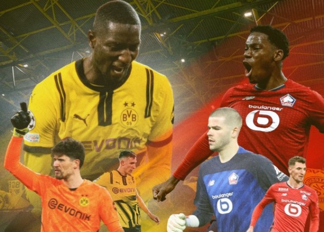Cập nhật lực lượng Dortmund vs Lille
