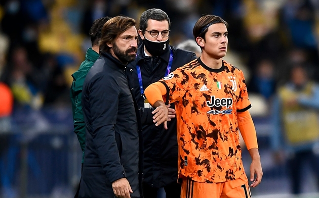 Chật vật ở Juventus, Dybala bị Pirlo nhắc nhở
