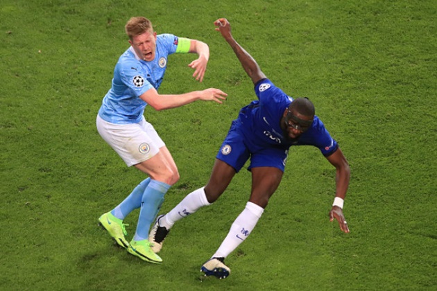 De Bruyne gãy xương mũi và mắt, Rudiger nói lời thật lòng