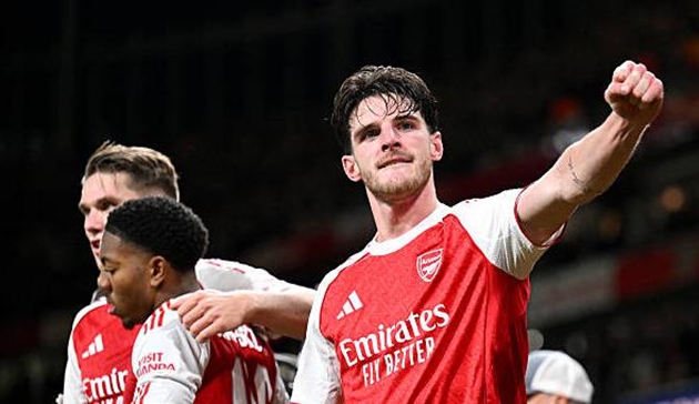 Declan Rice là “kiến trúc sư” trong chiến thắng của Arsenal