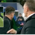 Diego Simeone từ chối bắt tay Brendan Rogers