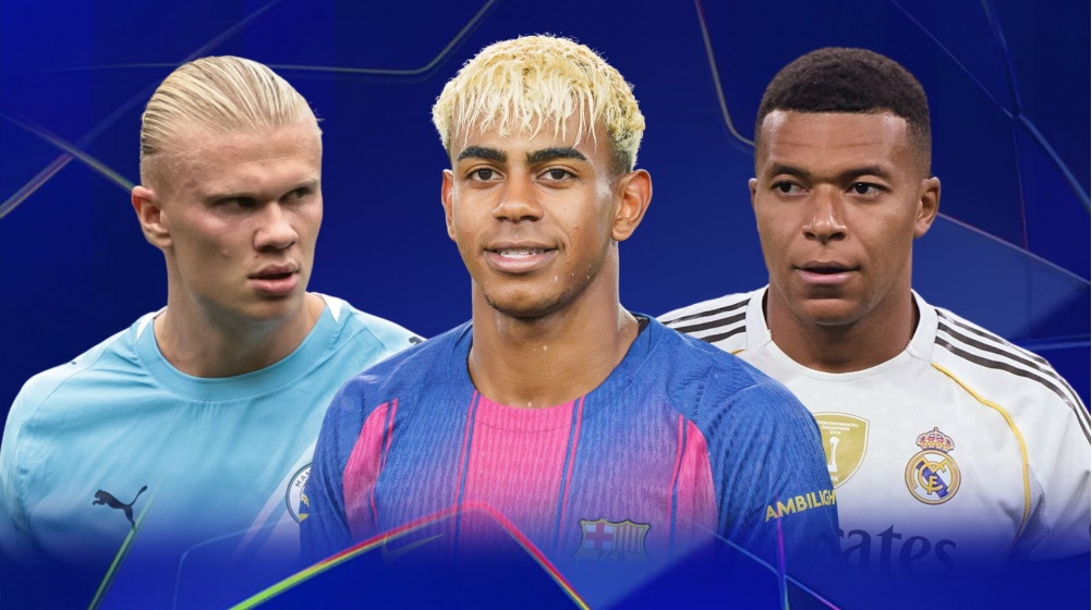 Đội hình giá trị nhất Champions League 2025/26