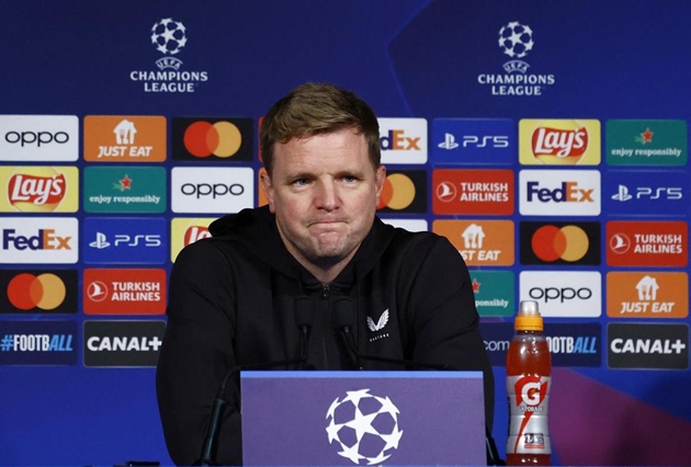 Eddie Howe trải lòng trước cuộc đối đầu quan trọng với PSG