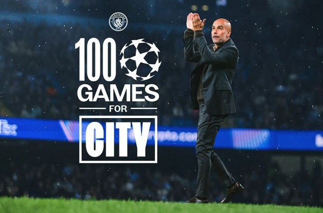 Guardiola chạm cột mốc 100 trận Champions League cùng Man City