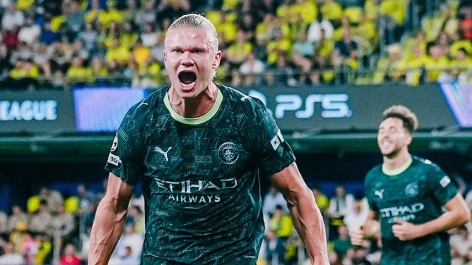 Haaland sánh ngang Ronaldo, Man City thắng trận thứ 2 ở Champions League