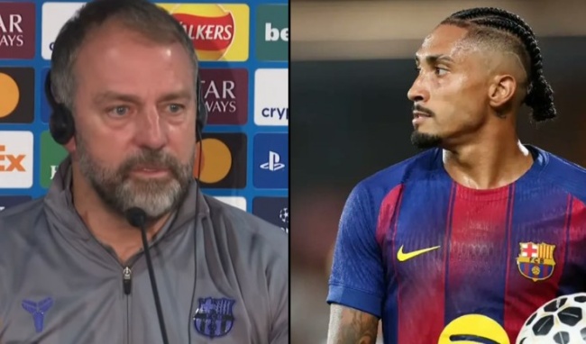 Hansi Flick thừa nhận: “Chúng tôi đã sai với Raphinha”