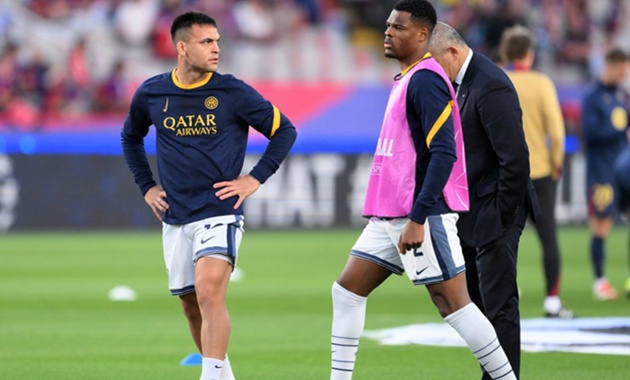 Lautaro Martinez trở lại tập luyện trước trận Barca