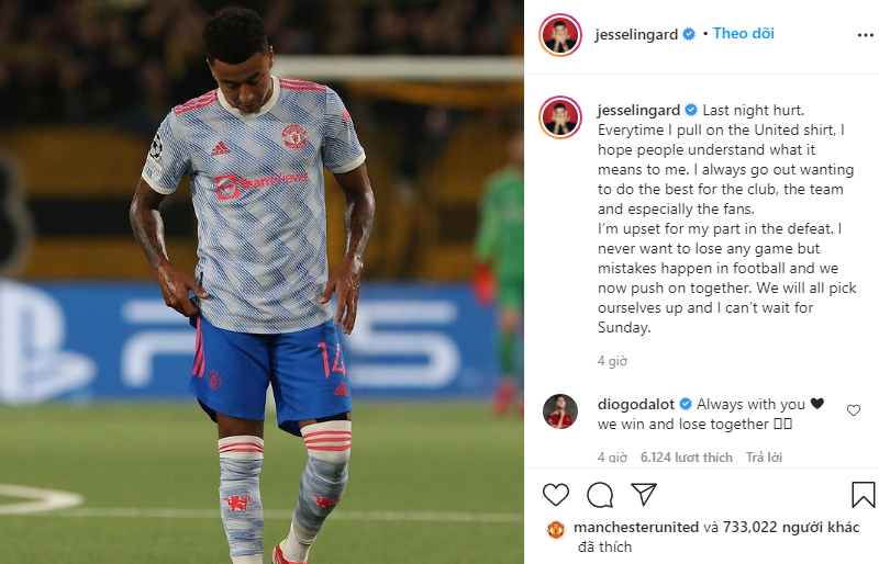 Lingard viết tâm thư gửi CĐV Man Utd sau sai lầm đáng trách