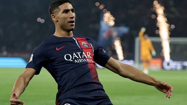 Một thống kê ấn tượng của Achraf Hakimi ở Champions League