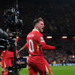 Phản ứng của Mac Allister khi ghi bàn vào lưới Real