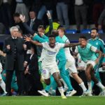 Phản ứng kinh điển của Ancelotti với bàn thắng thứ 2 của Rodrygo