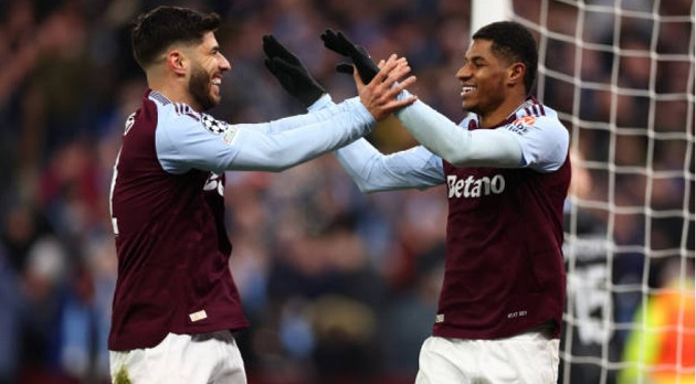 Rashford xuất sắc ra sao để đưa Villa vào Tứ kết Champions League?