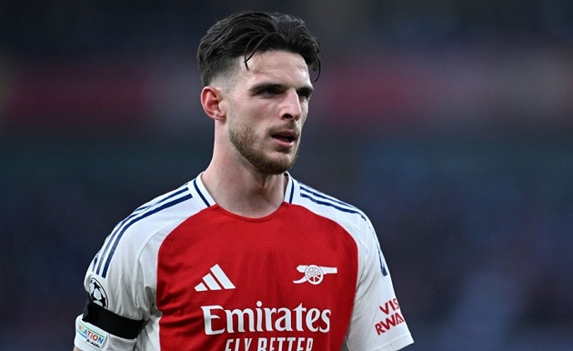 Rice và Saliba vắng mặt – Arsenal chịu tổn thất nặng nề