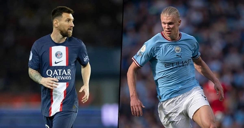 Sức ảnh hưởng của Messi và Haaland