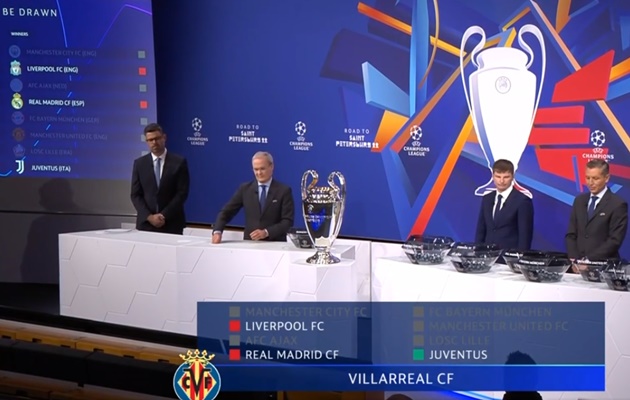 Vì sao UEFA không cho Liverpool gặp Villarreal?