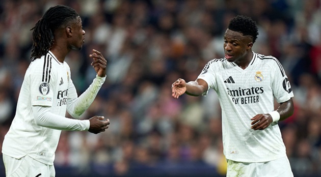 Vinicius trách móc đồng đội sau khi Real đánh bại Man City